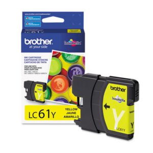 Cartouche d'encre Brother LC61 Y jaune
