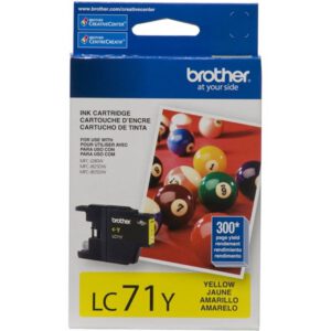 Cartouche d'encre Brother LC71 Y jaune