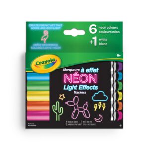 Marqueurs à effet néon (6+1)