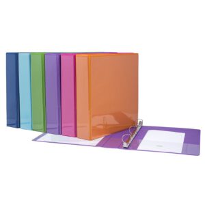 Cartable-RELIURE AVEC POCHETTES DE PRÉSENTATION 1.5 po