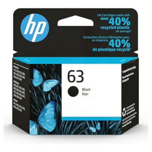 Cartouche d'encre HP 63 noir