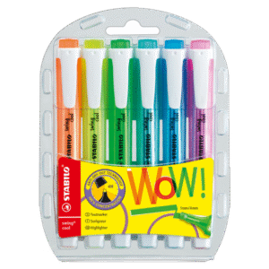 Stabilo_Ensemble Surligneur_SwingCool_Neon_6 couleurs