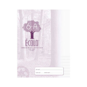 GRAND CAHIER D'ÉCRITURE ÉCOLO #6A