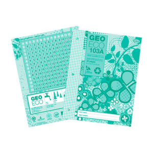 GRAND CAHIER D'EXERCICES GEOECO #103A Quadrillé métrique 0.5mm (8 1/2x11)